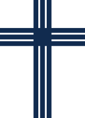 Striped Cross Transfer Sticker