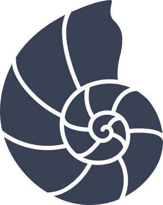 Striped Seashell Sticker