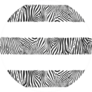 Stripes With The Zebra Texture Sticker