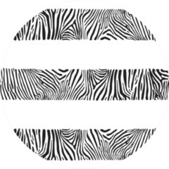 Stripes With The Zebra Texture Sticker