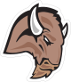 Strong Bison Mascot Sticker