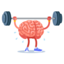 Strong Brain Sticker