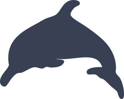 Strong Dolphin Sticker