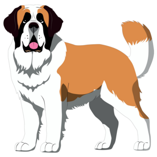 Strong Tall Bernard Sticker