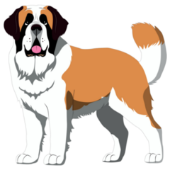 Strong Tall Bernard Sticker