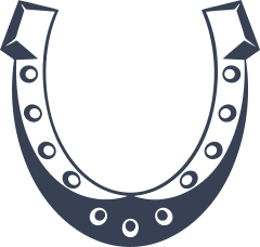 Studded Horseshoe Sticker