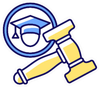 Student Government Rgb Color Icon Law Legal Sticker