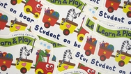 Student on Board Custom Die Cut Stickers