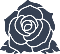 Stunning Rose Flower Sticker