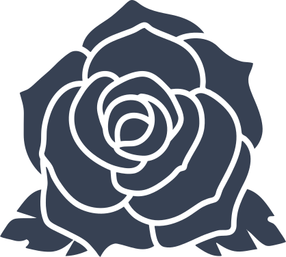 Stunning Rose Flower Sticker