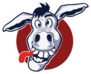 Stupid Donkey In Cartoon Style Sticker