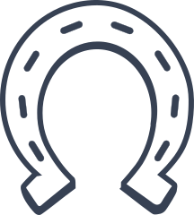 Sturdy Horseshoe Sticker