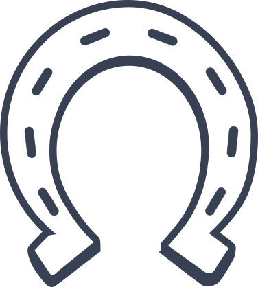 Sturdy Horseshoe Sticker