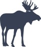 Sturdy Moose Sticker