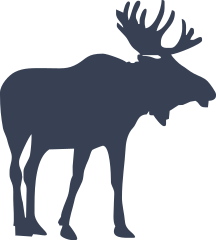 Sturdy Moose Sticker