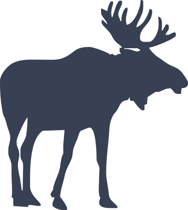 Sturdy Moose Sticker