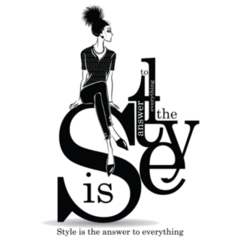 Style Is The Answer To Everything Fashion Sticker