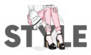 Style Pink Jeans Sticker