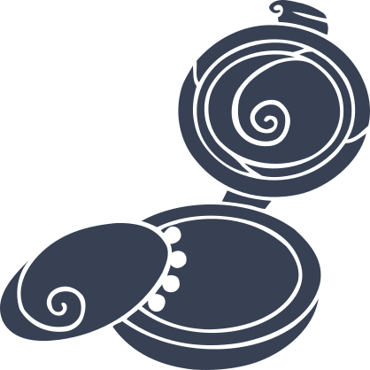 Stylish Compact Makeup Sticker