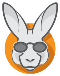 Stylish Kangaroo With Glasses Sticker
