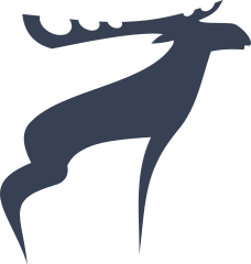 Stylish Moose Sticker