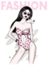 Stylish Swimsuit Fashion Sticker