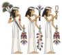 Stylized Ancient Egypt Scene Sticker