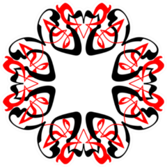 Stylized Celtic Knot - Decorative Frame Sticker