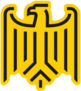 Stylized Eagle From German Coat Of Arms Sticker