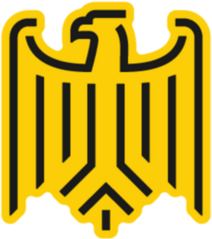 Stylized Eagle From German Coat Of Arms Sticker