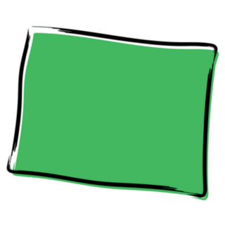 Stylized Green Sketch Map Of Wyoming Sticker