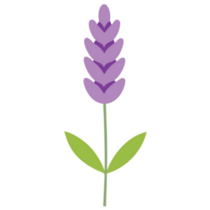 Stylized Lavender Sticker