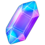 Stylized Magic Blue Gemstone Sticker