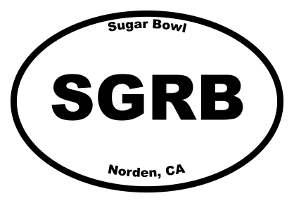 Sugar Bowl Oval Sticker