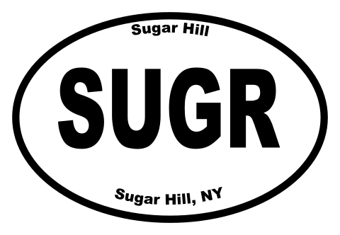 Sugar Hill Oval Sticker