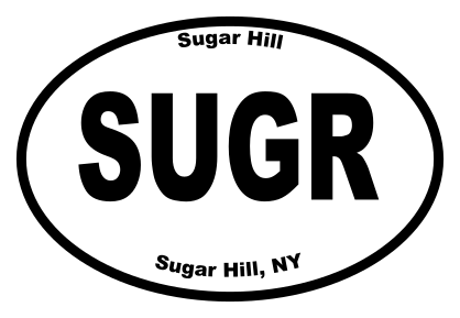 Sugar Hill Oval Sticker