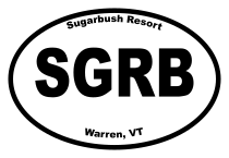 Sugarbush Resort Oval Sticker