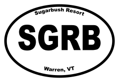 Sugarbush Resort Oval Sticker