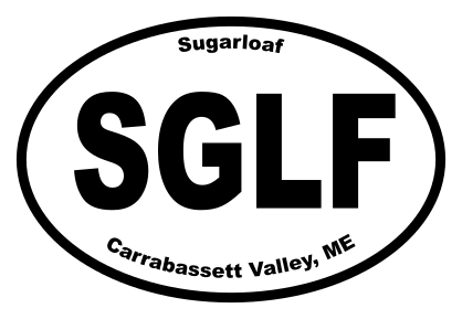 Sugarloaf Oval Sticker
