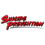 Suicide Prevention Red Typography Sticker