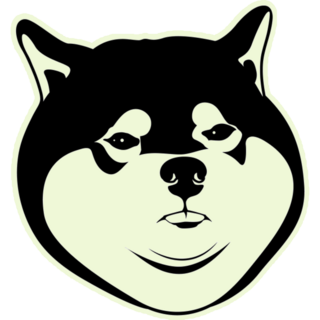 Sulking Cute Shiba Sticker