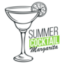 Summer Cocktail Margarita Illustration Sticker