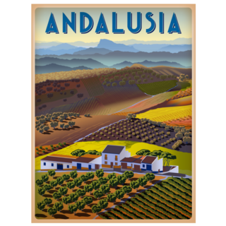 Summer Day In Andalusia, Spain Sticker