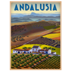 Summer Day In Andalusia, Spain Sticker