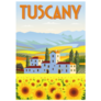 Summer Day In Tuscany, Italy Sunflower Sticker