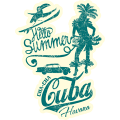 Summer Havana Cuba Sticker