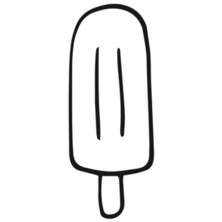 Summer Ice Cream Icon Sticker