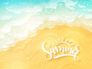 Summer Sea Surf Background Sticker