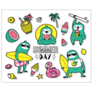 Summer Sloth Sticker Sheet 