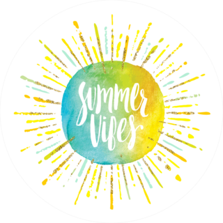 Summer Vibes Sunshine Sticker